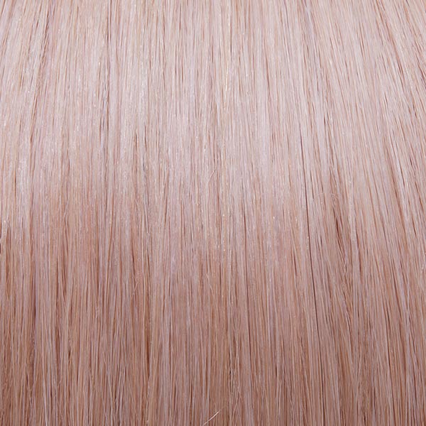 Blush pink hair extensions