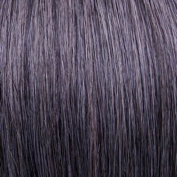 Jet black hair extensions