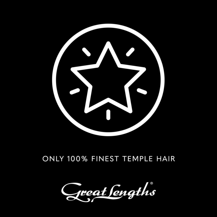 Double drawn hair extensions
