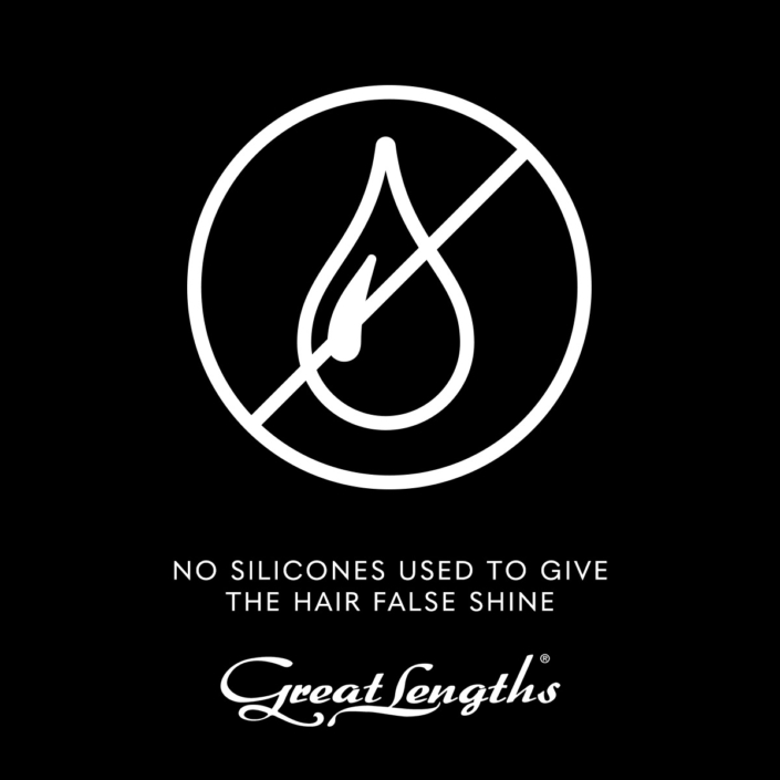 Shiny healthy hair extensions