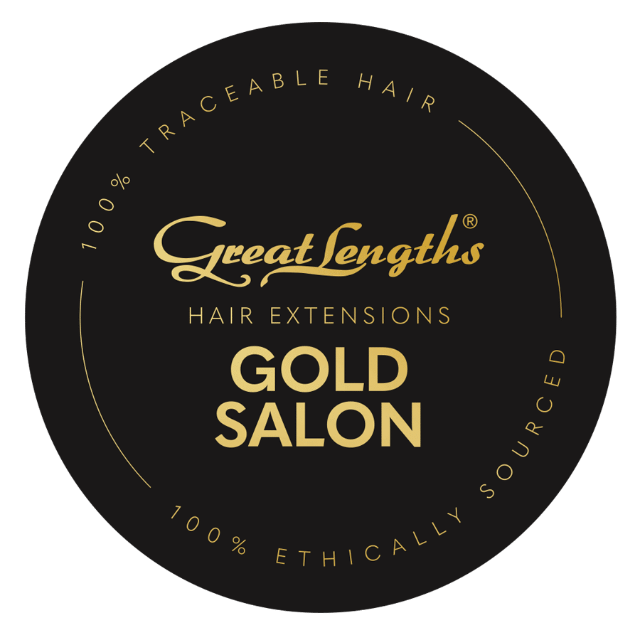 gold hair extensions salon