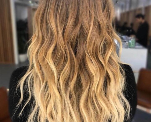 beach wave hair
