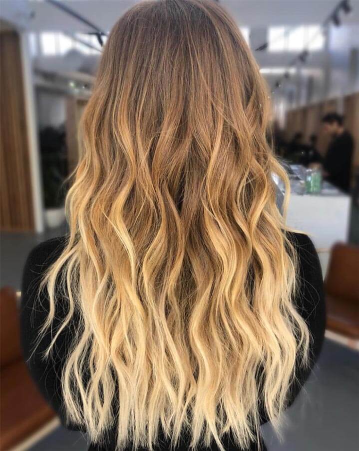 beach wave hair