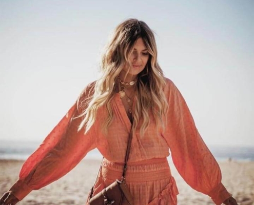 beach wave hair