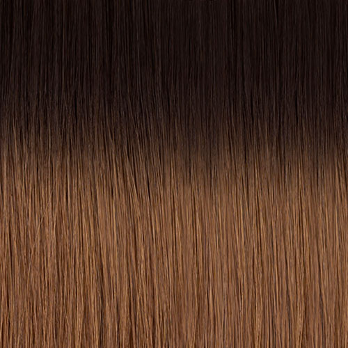 rooted hair extension swatch