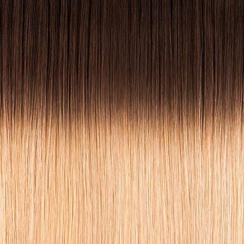 rooted hair extension swatch