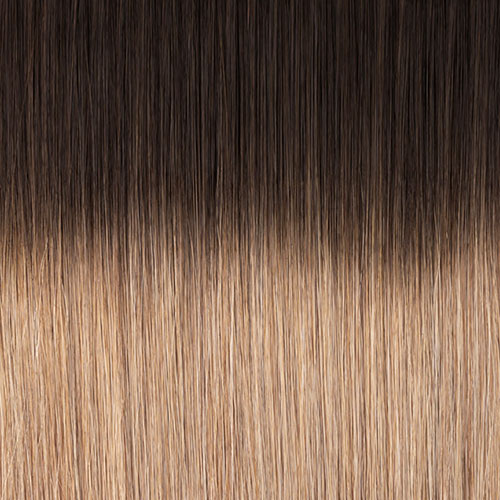 rooted hair extension swatch