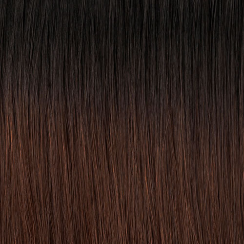 rooted hair extension swatch