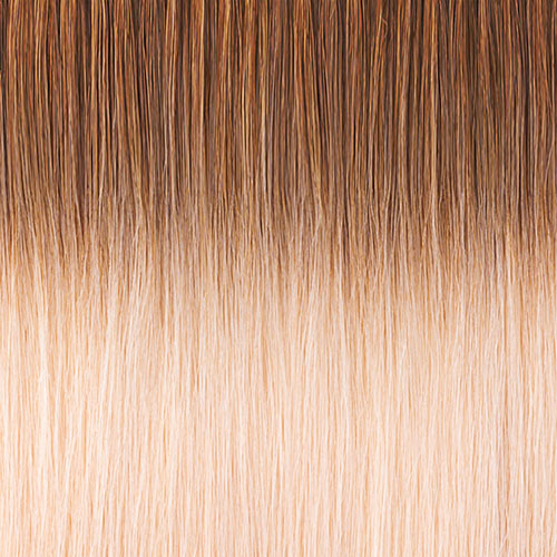 rooted hair extension swatch