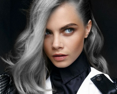 silver hair celebrity