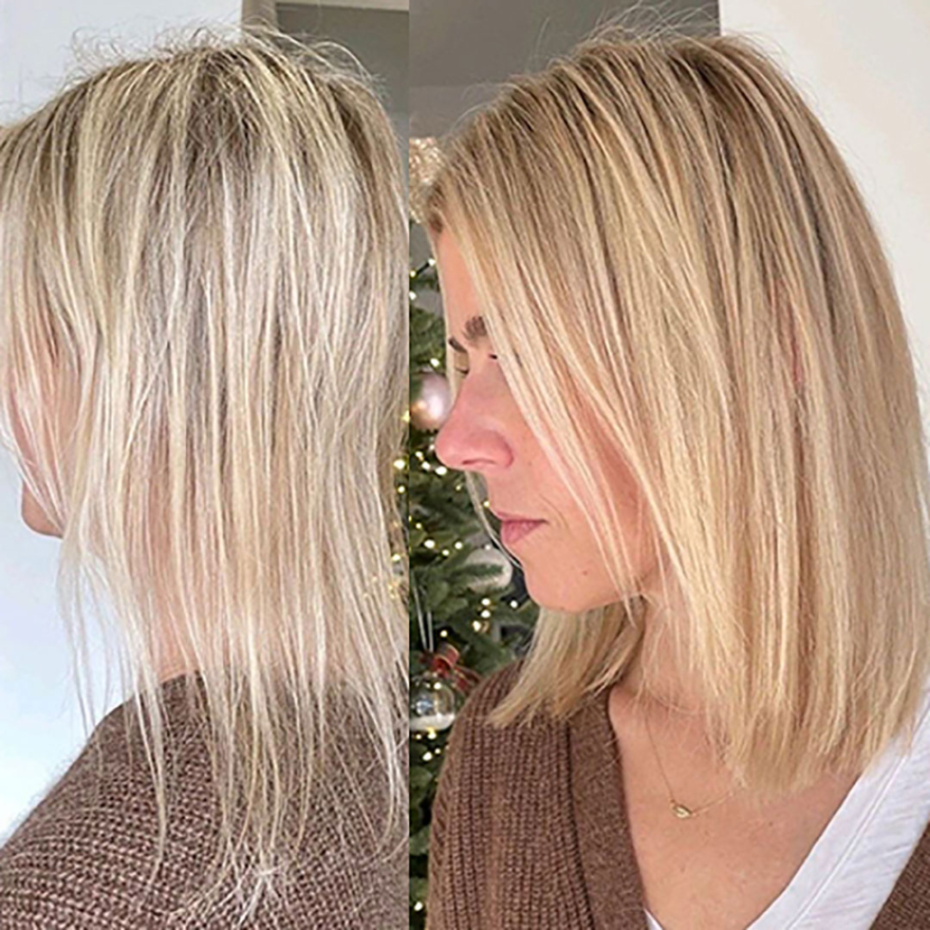 Hair Breakage Before & After Great Lengths Australia & New Zealand