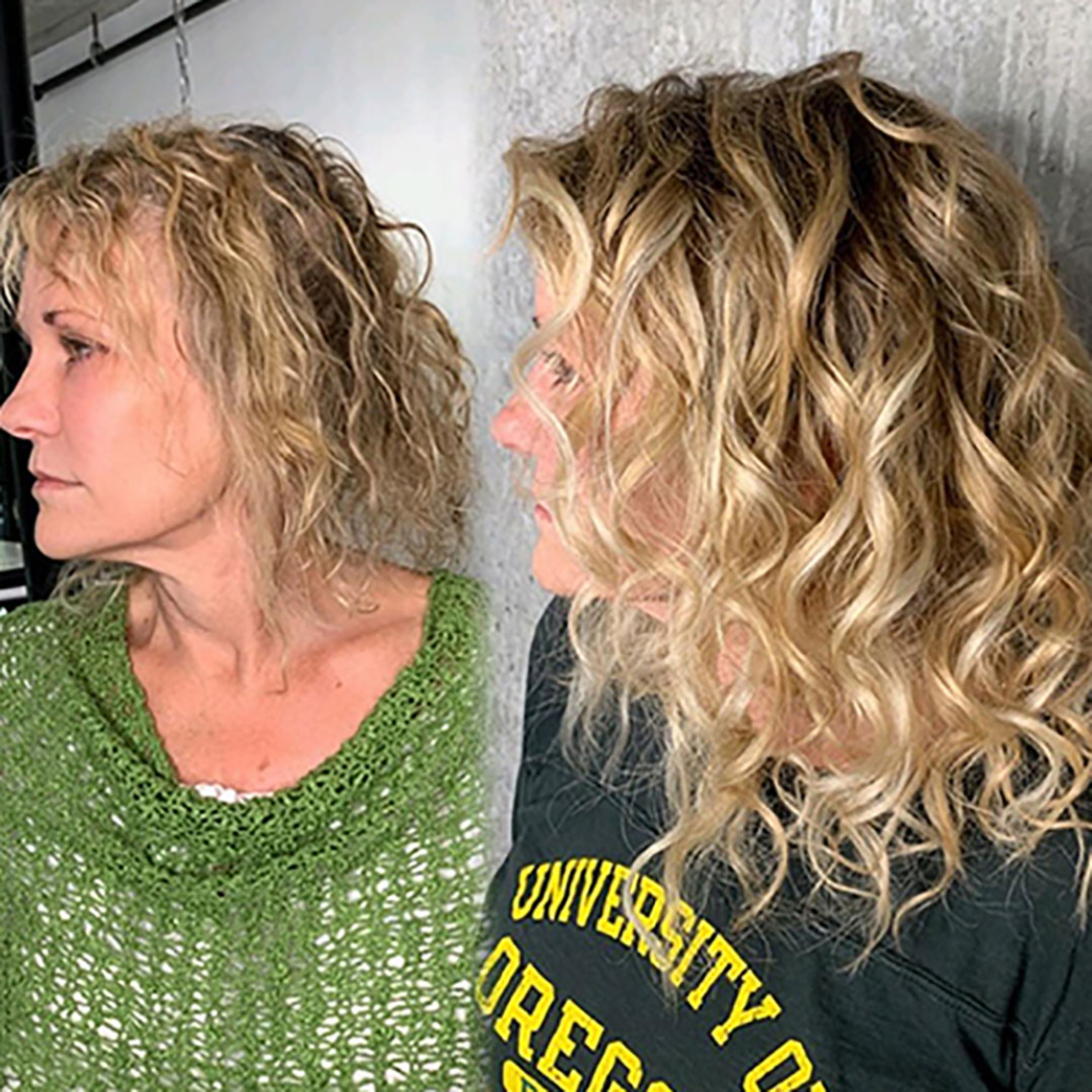 Curly Hair Before & After Great Lengths Australia & New Zealand