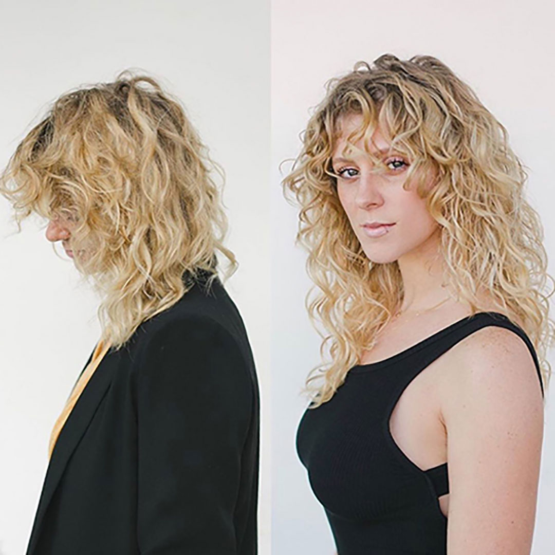 Curly Hair Before & After - Great Lengths Australia & New Zealand