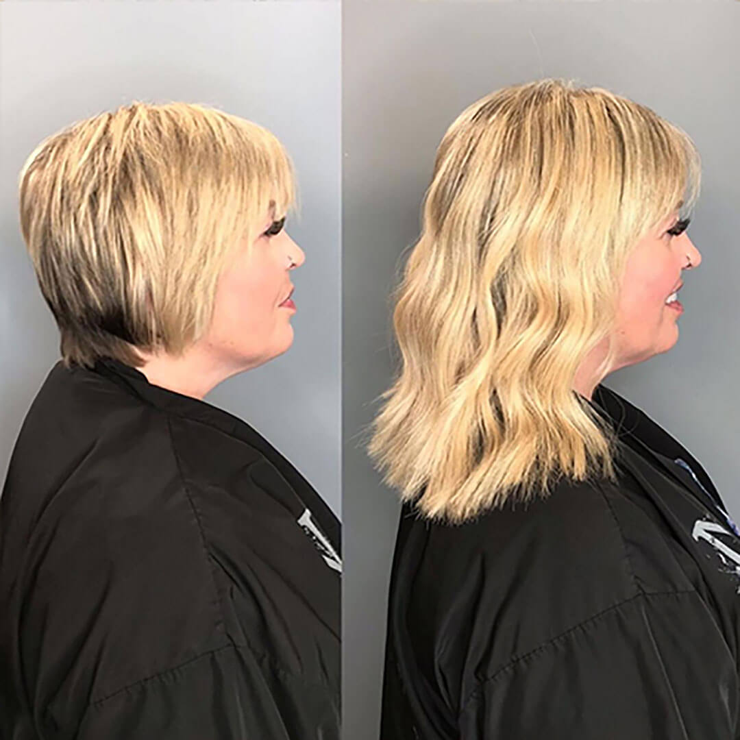 Short styles Before & After - Great Lengths Australia & New Zealand